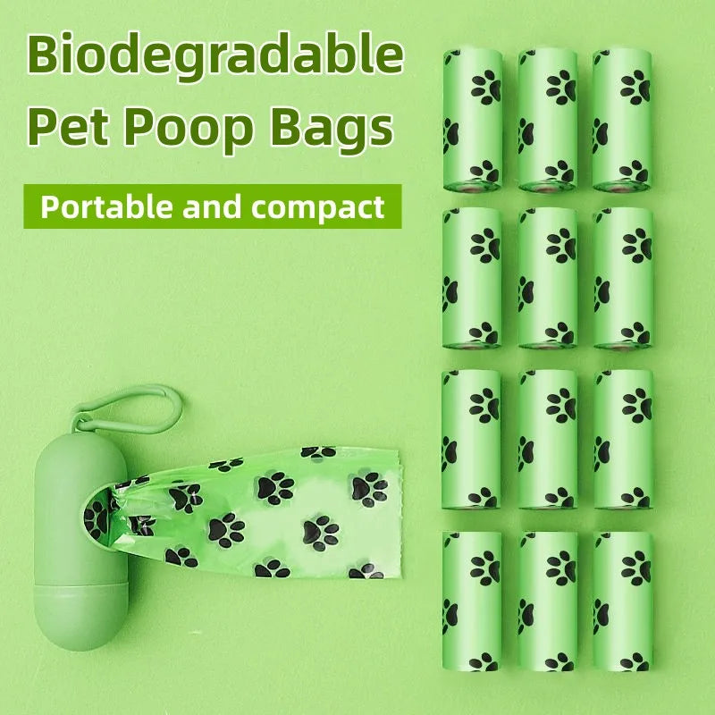 🐾 Sacs à Déjections Biodégradables – Respectueux de l’Environnement & Ultra-Résistants ! 🌍🐶