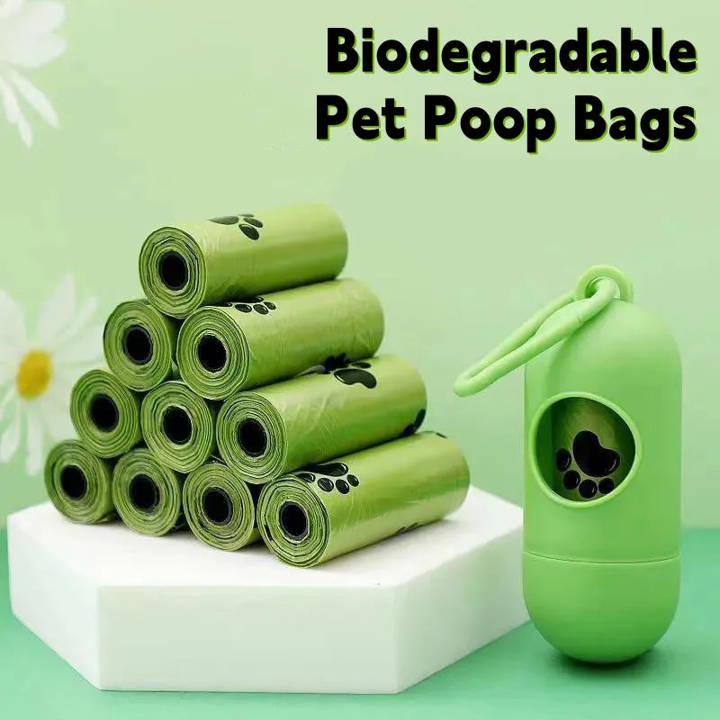 🐾 Sacs à Déjections Biodégradables – Respectueux de l’Environnement & Ultra-Résistants ! 🌍🐶
