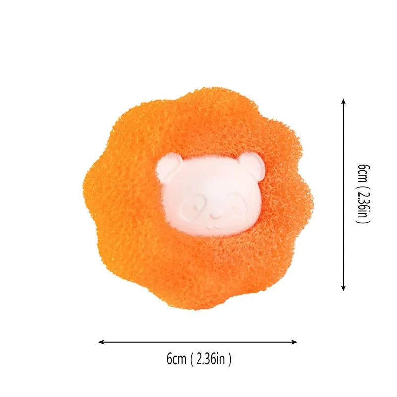 🐾 Boule Épilatrice Réutilisable pour Machine à Laver – Élimine les Poils d’Animaux & Peluches en Un Geste ! 🐶🐱🧺