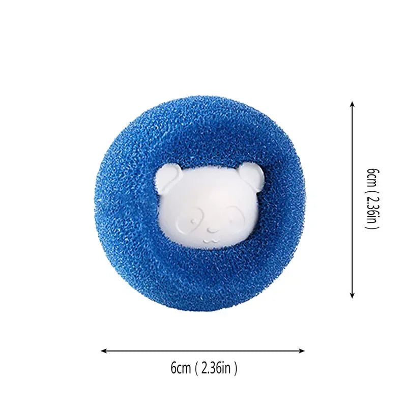 🐾 Boule Épilatrice Réutilisable pour Machine à Laver – Élimine les Poils d’Animaux & Peluches en Un Geste ! 🐶🐱🧺