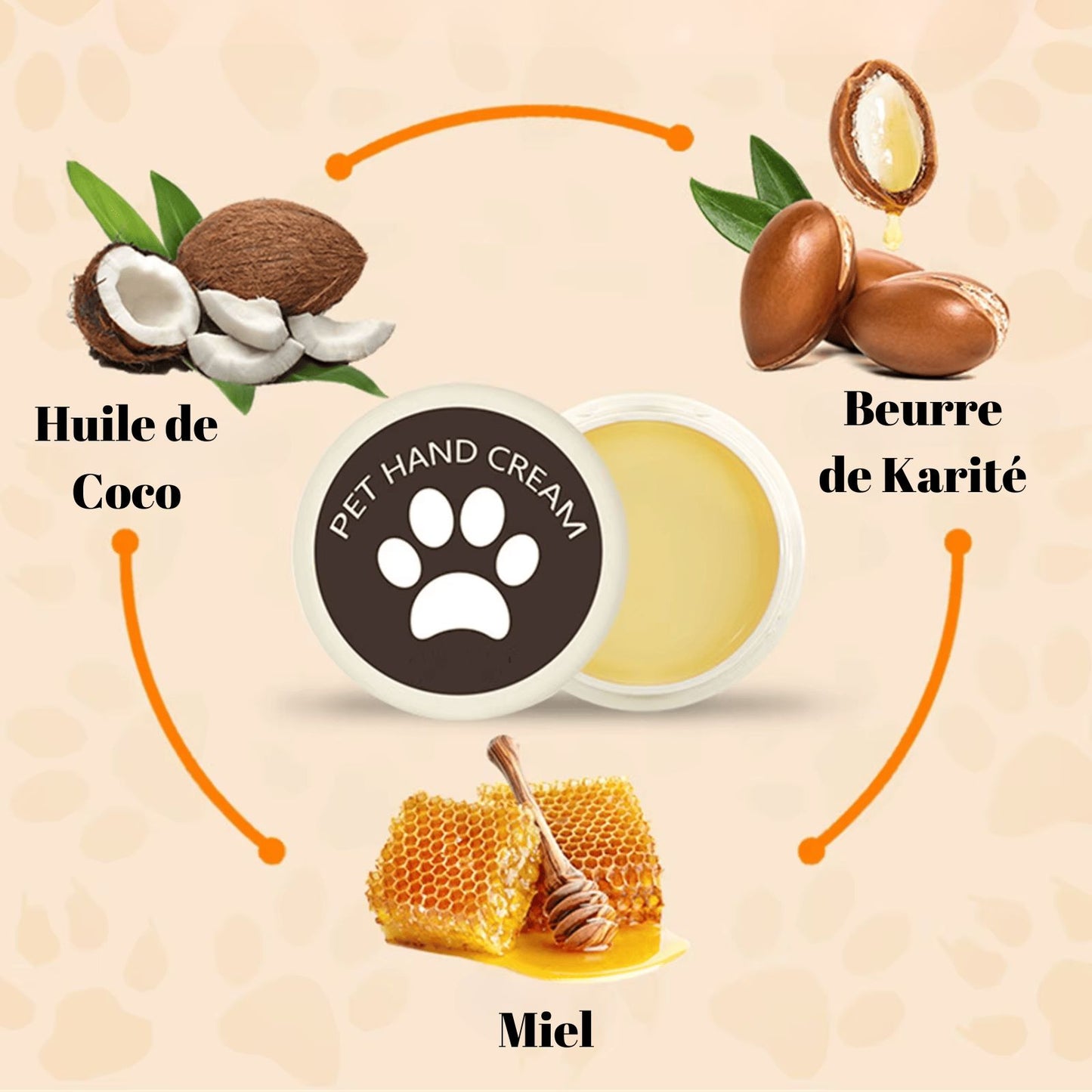 Baume protecteur et nourrissant pour pattes et coussinets